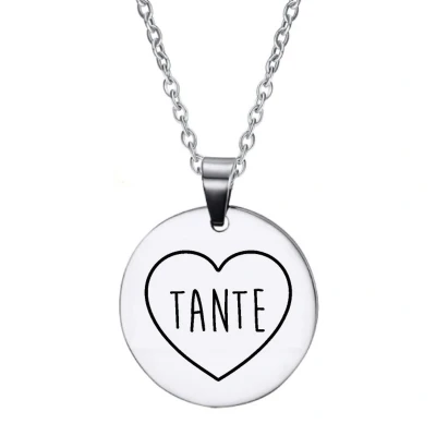 Afbeelding van Ketting RVS Rond Zilver Oom