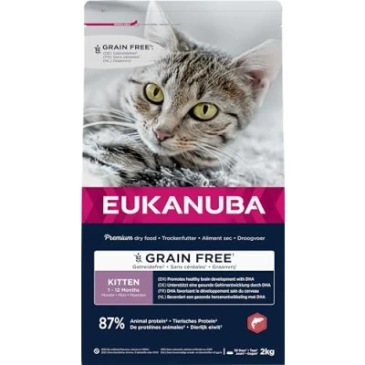 Afbeelding van Eukanuba Kat Kitten Graanvrij Zalm 2 kg