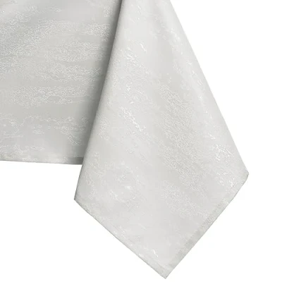 Afbeelding van AmeliaHome tafelkleed lotuseffect waterafstotend linnenlook Ecru Vesta 140x350 cm