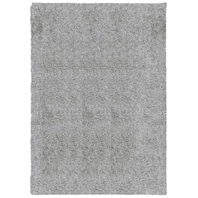 Afbeelding van Vloerkleed PAMPLONA shaggy hoogpolig modern 120x170 cm grijs