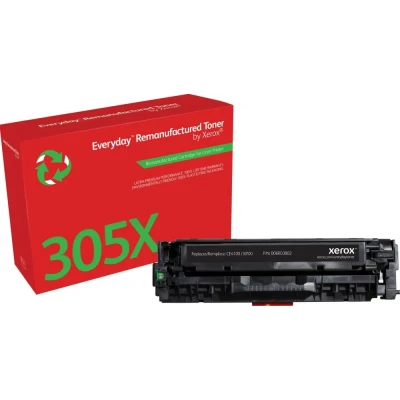 Afbeelding van Xerox Toner vervangt HP 305X, CE410X Compatibel Zwart 4000 bladzijden Everyday™ 006R03802