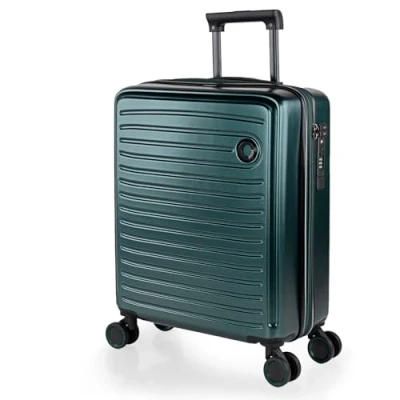 Afbeelding van JASLEN Bagage Cabine 55x35x25 Stijlvolle Valise 55x40x20, Valise, Grande Taille, Valises, Groene