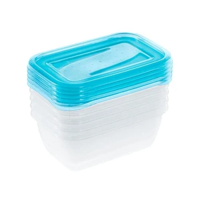 Afbeelding van Fredo Fresh Vershouddozen Transp/blauw Set 5 15x10x06 0,5 L Keeeper 30672