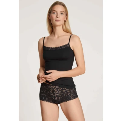 Afbeelding van Calida Natural Comfort Hemd, Dames, Maat: 36/38, Black