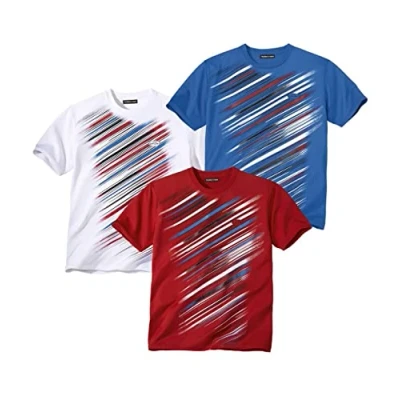 Afbeelding van Atlas for Men Set van 3 T shirts XTrem Sport Heren Verkrijgbaar in grote maten 5XL