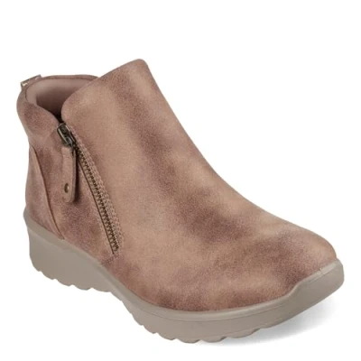 Afbeelding van Skechers Dames Lovely Vibe enkellaars, Bruin, 4 UK, 37 EU