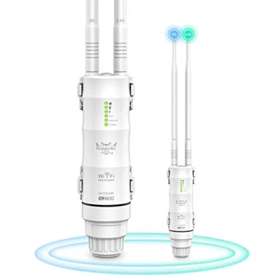 Afbeelding van FLASHOWL WiFi repeater voor gebruik buitenshuis Wi Fi Range Extender AC600 signaalversterker Weerbestendige versterker 2.4G 5 GHz antennes met high gain 600 Mbps brug