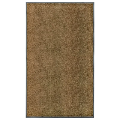 Afbeelding van Deurmat wasbaar 90x150 cm bruin