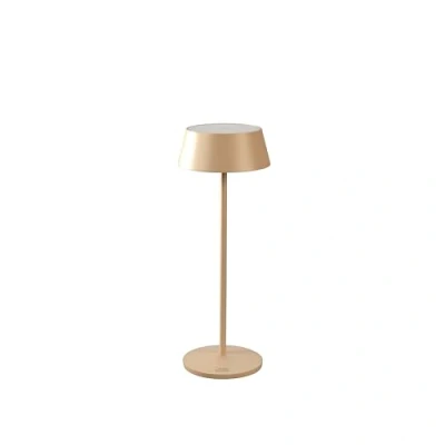 Afbeelding van KonstSmide Oplaadbare tafellamp Menton zand bruin 7839 330