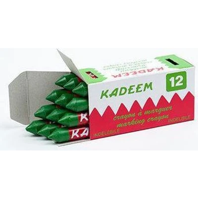 Afbeelding van Kadeem Merkkrijt Onuitwisbaar 12 stuks Groen