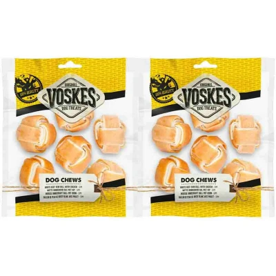 Afbeelding van 3x Voskes Bal White met Kip 6 stuks