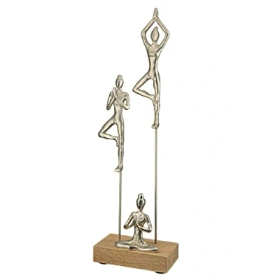 Afbeelding van Casablanca by Gilde Decoratief figuur Sculptuur Yogagroep (1 stuk)