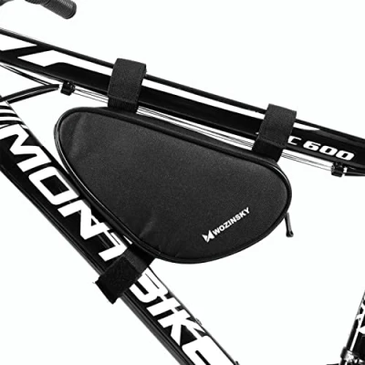 Afbeelding van WOZINSKY Fietstas, frametas, waterdicht, tas voor e bike, mountainbike, racefiets, fietstas met smartphonevak, 1,5 l