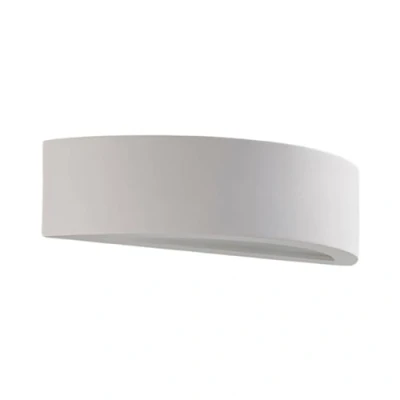 Afbeelding van Lindby wandlamp 1licht gips H: 7.5 cm E14 wit