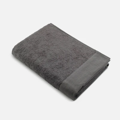 Afbeelding van Walra Badlaken Remade Cotton 70x140 Grijs / Antraciet 550 gr/m²
