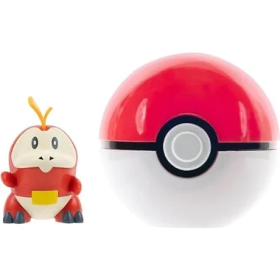 Afbeelding van Pokémon Clip &#039;N&#039; Go Fuecoco en Poké Ball Inclusief 2 inch Battle Figuur Accessoire