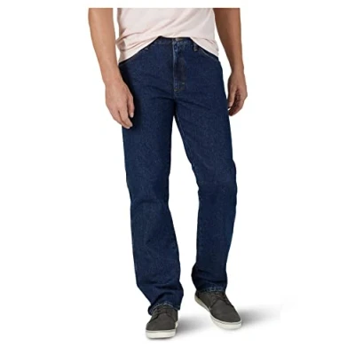 Afbeelding van Wrangler Authentics Heren Classic Regular fit Jean, Donker spoelen, 38W / 29L