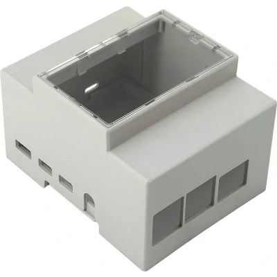 Afbeelding van Joy it RB CaseP4+07 SBC behuizing Geschikt Voor serie: Raspberry Pi DIN railmontage Grijs
