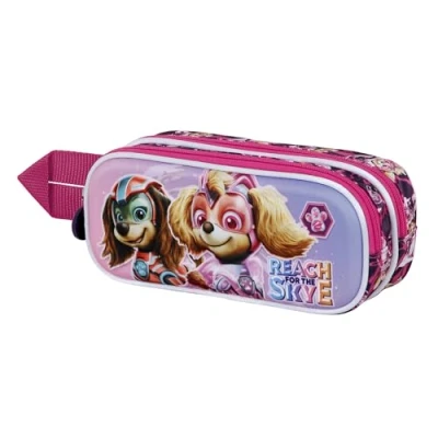 Afbeelding van Paw Patrol Mighty 3D Dubbele Etui, roze, 22 x 9,5 cm, Eén maat, Etui