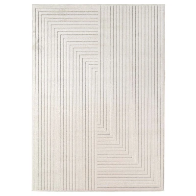 Afbeelding van Scandinavisch Buitenkleed Naara Lini Crème 80x150 Cm