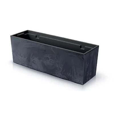 Afbeelding van Prosperplast Urbi Case Bloempot met inzet 58cm Antraciet