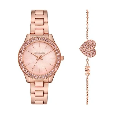Afbeelding van Michael Kors MK1068SET Dames polshorloge