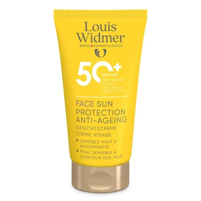 Afbeelding van Louis Widmer Suncare Face Sun Protection Anti ageing 50+ Met Parfum 50ml