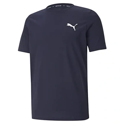 Afbeelding van Puma Active Small LOGO TEE Tshirt basic, Heren, Maat: 3XL, Peacoat