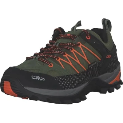 Afbeelding van CMP Rigel LOW Trekking Shoes WP Outdoorschoenen, Heren, Maat: 40, Torba/flash orange Leer en textiel