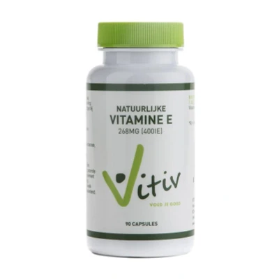 Afbeelding van Vitiv Vitamine E400 90 capsules