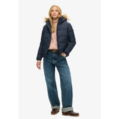 Afbeelding van Superdry Winterjas, Dames, Maat: Large, Bleu