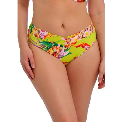 Afbeelding van Fantasie Cala Macarella High Waist Bikini Brief Rood/Geel Medium Dames