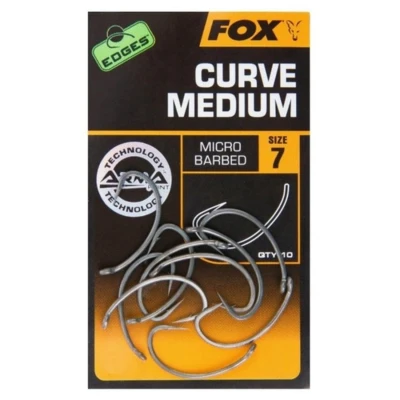 Afbeelding van Fox Edges Armapoint Curve Shank Medium Micro Barbed (10 pcs) Maat : 5