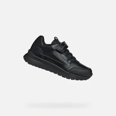 Afbeelding van Geox Briezee Sneakers laag voor kinderen, Maat: 29, Black Kunststof/ textiel