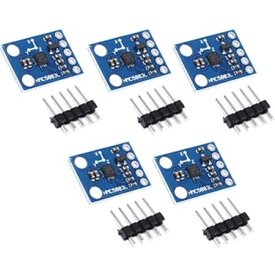 Afbeelding van 5pcs GY 273 QMC5883L Triple Axis Compass Magnetometer Sensor HMC5883L Compatible