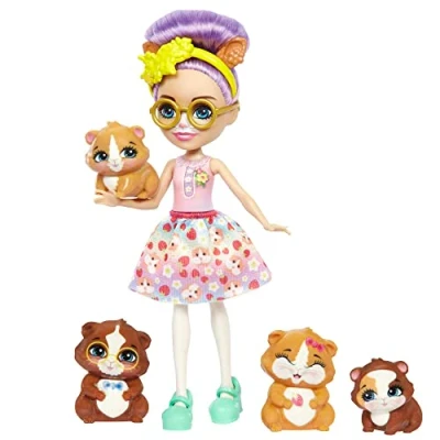 Afbeelding van Mattel Enchantimals City Tails Pop Glee Cavia en Caviavriendjes