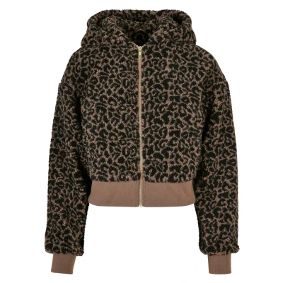 Afbeelding van Urban Classics Fleecejas, Dames, Maat: 4XL, Darktaupeleo