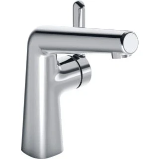 Afbeelding van Hansa designo 1 gats wastafelkraan met vaste uitloop zonder waste chroom 51922283