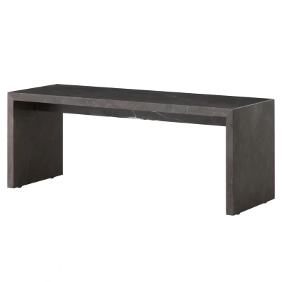 Afbeelding van Audo Copenhagen Plinth Bridge Salontafel Grijs Kendzo Marmer