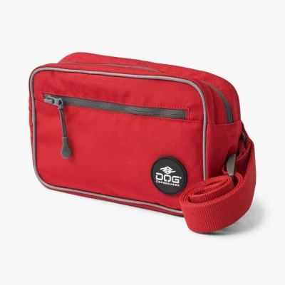 Afbeelding van DOG Copenhagen Go Explore Riemtas voor hondensnacks, poepzakjes en accessoires, Classic Red, One Size