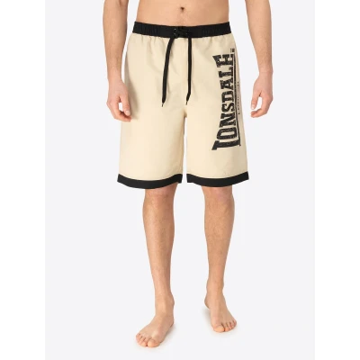 Afbeelding van Lonsdale Clennell Zwemshorts, Heren, Maat: Medium, Sand black
