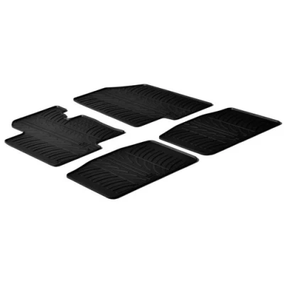 Afbeelding van Gledring Rubbermatten passend voor Kia Optima 2012 2017 (T profiel 4 delig + montageclips)