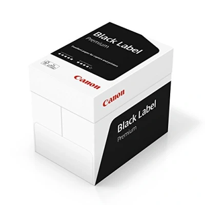 Afbeelding van Canon Black Label Premium Multifunctioneel papier, 5 x 500 vellen, FSC gecertificeerd, A4 80 g/m², alle printers, hoogwit, CIE 164