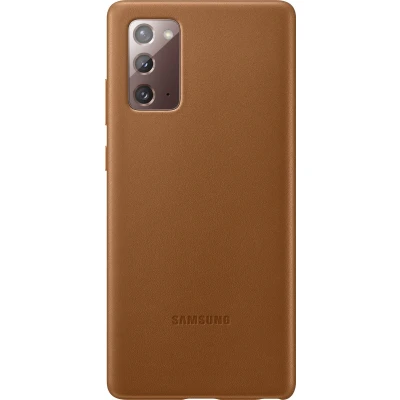 Afbeelding van Samsung Galaxy Note 20 Hoesje Echt leder Hardcase/Backcover Bruin Telefoonhoesje