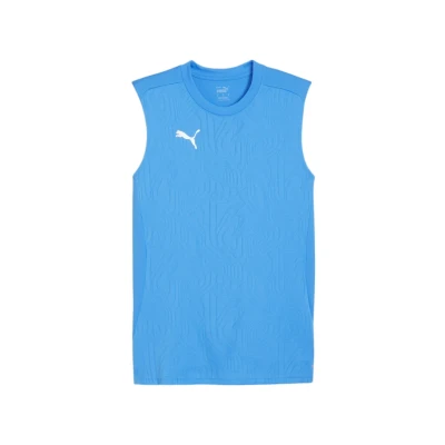 Afbeelding van Puma, Mannen, Sportief shirt, teamFINAL Training Jersey SL (S), Blauw, S