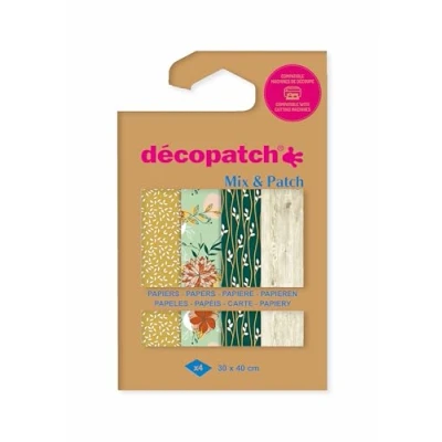Afbeelding van Decopatch papier Mix &amp; Patch Naturel