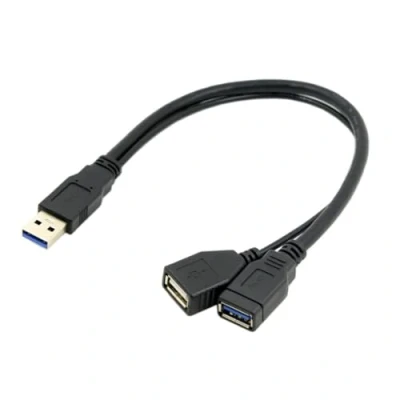Afbeelding van chenyang USB 3.0 Mannetje aan Dubbele Vrouwelijke Extra de Verlengkabel van Machtsgegevens voor 2,5 duim Mobiele Harde Schijf