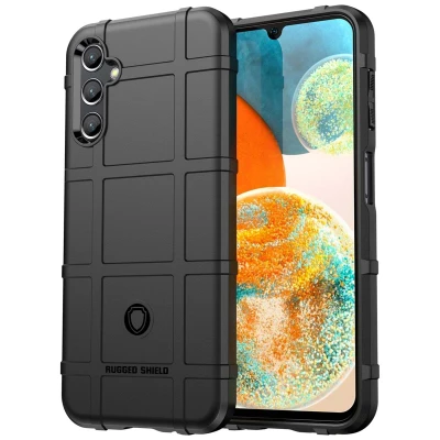 Afbeelding van Samsung Galaxy A14 (5G) Hoesje Siliconen en TPU (zacht) iMoshion Softcase/Backcover Zwart Telefoonhoesje Shockproof/Valbescherming