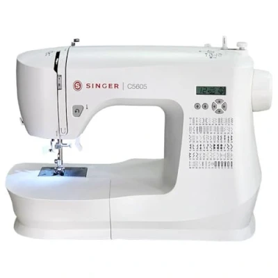 Afbeelding van SINGER C5605 Macchina voor cucire elettronica, punti di cucitura, elastici, ricami decorativi, asole Doppia lazata del piedino per tessuti spessi CUCIREONLINE