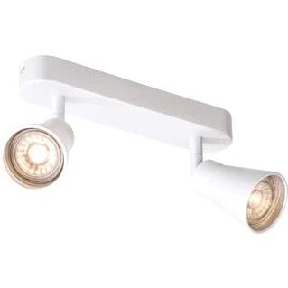 Afbeelding van Slv avo cw double indoor wand en plafondopbouwlamp qpar51 wit max 50w 1000890